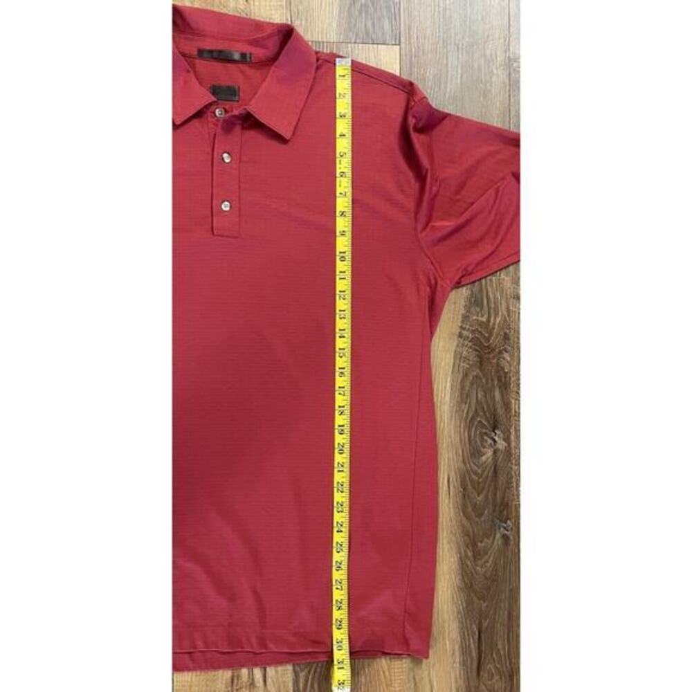 Nike Tiger Woods Collection Polo Shirt‎ Men's Large Dri Fit Golf Sunday Red EUC - Picture 3 of 10